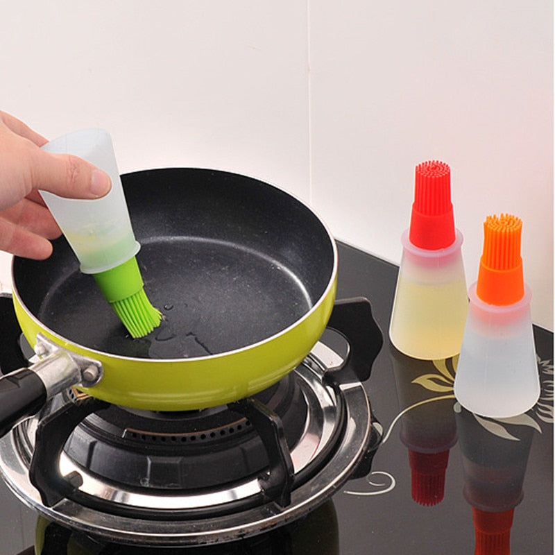 Kitchen Tool Cooking Baking Pastry BBQ Oil Basting Brush Silicone